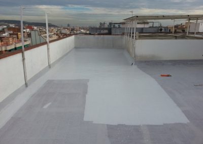 Pintura impermeabilizante aplicada en Barcelona